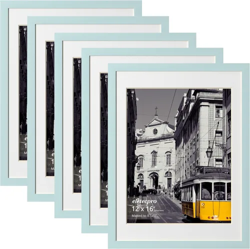 Miniatura 93 de eletecpro - Juego de 10 marcos de fotos de 5 x 7 pulgadas, collage de marcos de fotos para decoración de pared, muestra fotos de 4 x 6