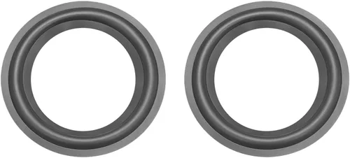 Anillos envolventes con borde de espuma para altavoces, piezas de repuesto de anillos de subwoofer perforados de goma [para reparación o decoración