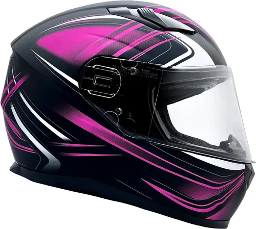 Miniatura 7 de Typhoon - Casco de motocicleta de cara completa para adultos con protección solar desplegable certificado DOT