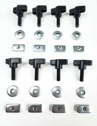 Miniatura 2 de Tornillos de tuercas universales fáciles de poner y quitar, compatibles con modelos Jeep WranglerYJ TJ JK