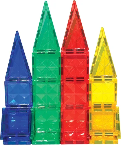Miniatura 6 de CreateOn Crayola Mini azulejos magnéticos PIP, colores llamativos - juego de construcción para niños, juguetes de construcción magnéticos