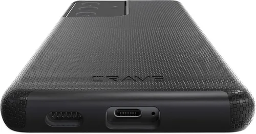 Miniatura 7 de Crave para Galaxy S21 Ultra Funda, Funda de doble capa con protección a prueba de golpes para Samsung Galaxy S21 Ultra 5G (6.8 pulgadas) - Negro