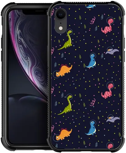 Miniatura 23 de DJSOK Funda compatible con iPhone XR, H American Eagle Flag con cuatro esquinas, protección a prueba de golpes, TPU suave y patrón de policarbonato