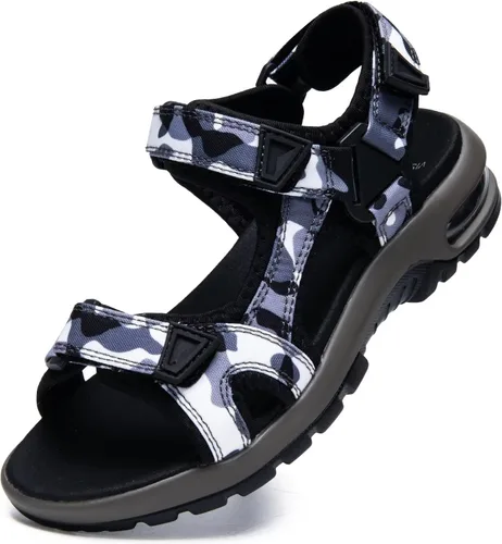 visionreast Sandalias deportivas de moda para niños, con estampado de camuflaje, sandalias deportivas al aire libre, sandalias casuales para la playa