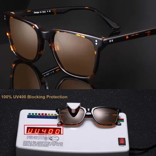 Miniatura 57 de Carfia Chic - Lentes de sol polarizados para mujer, protección UV400, marco de acetato pulido a mano