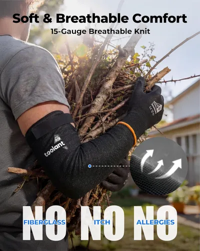 Miniatura 3 de toolant ANSI A9 Cut Resistant Arm Sleeves, Arm Protectors for Thin Skin and Bruising, Arm Guards for High Risk Work