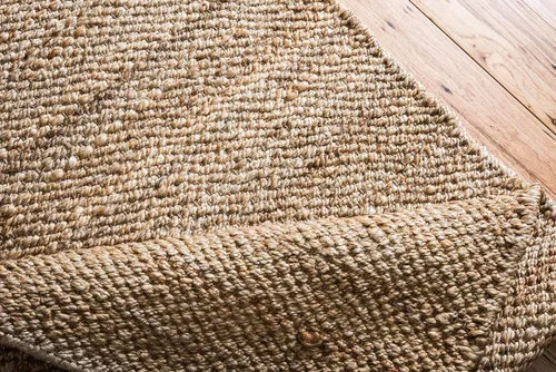 Miniatura 5 de Unique Loom Chunky Jute Collection - Alfombra de área - Amanda (2' 7" x 6' 1", color natural)