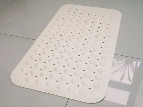 Miniatura 12 de Tapete antideslizante para bañera con ventosa y orificios de drenaje, tapete de baño para bañera, tapete de baño para bañera
