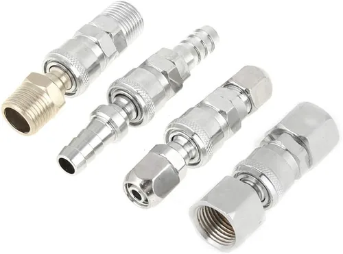 Miniatura 5 de 8PCS 1/2" manguera neumática compresor de aire acoplador rápido enchufe enchufe enchufe conjunto herramienta neumática ampliamente utilizada