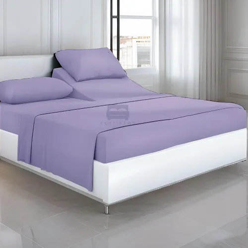 Miniatura 9 de Cottingon Juego de sábanas de 4 piezas para camas ajustables, 100% algodón egipcio de 28 pulgadas, hojas de cabeza flexible para dormir con números
