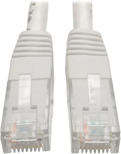 Miniatura 25 de Tripp Lite Cable de conexión moldeado Gigabit Cat6 Cat5e RJ45 M/M 550MHz Amarillo