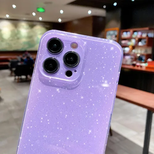 Miniatura 4 de OWLSTAR Funda compatible con iPhone 13 Pro de 6.1 pulgadas, bonita funda delgada con purpurina, funda protectora brillante para mujeres y niñas