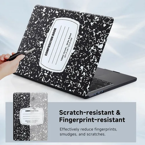 Miniatura 5 de Funut Compatible con Funda para MacBook Air de 13 Pulgadas, Funda Protectora de Plástico Duro Air 13.3 Sin Rayones Funda Rugosa
