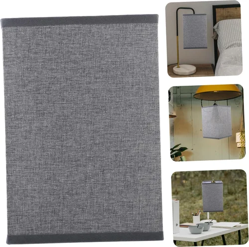 Miniatura 4 de Lámpara de pie Lámpara de pie Pantalla cuadrada Rectangular Lino Lavable a mano Cubierta de luz de mesa