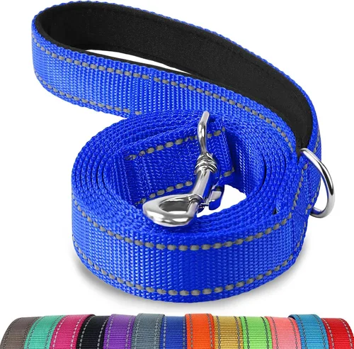 Miniatura 22 de Joytale - Correa resistente para perros grandes que tiran, doble asa para control de tráfico, correas reflectantes de doble cara para perros grandes