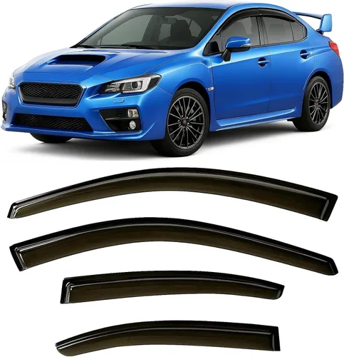 Miniatura 28 de 2016-2021 Protectores de Lluvia Adhesivos para Honda Civic Sedan, Deflectores de Visera Lateral EX EX-L LX Sport Touring, Sombras de Ventilación
