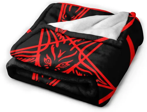 Miniatura 2 de Baphomet Satan Symbol - Manta térmica, ligera, súper suave y cálida para todas las estaciones, para sofás