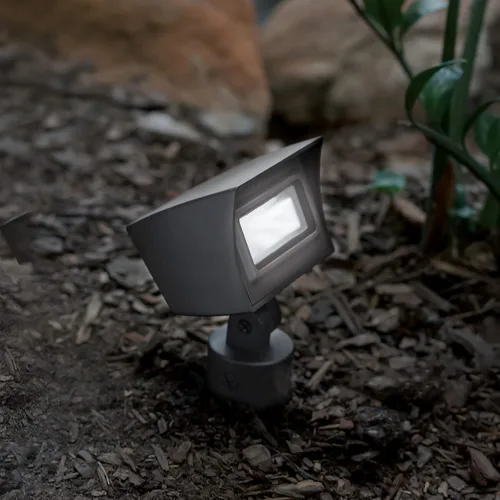 Miniatura 7 de WAC Iluminación de paisaje, luz de lavado de pared LED 12V con control de brillo integral 2700K cálido LED incorporado en bronce