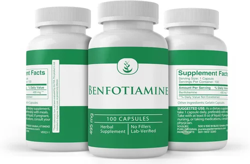 Miniatura 4 de PURE ORIGINAL INGREDIENTS Benfotiamina, (100 cápsulas) siempre pura, sin aditivos ni rellenos, verificado por laboratorio