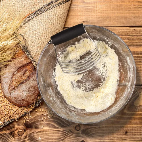 Miniatura 7 de ALLTOP Mezclador Cortador de Grasa para Repostería, Machacador de Masa de Acero Inoxidable para Mantequilla, Galletas, Hornear, Amasar, Masa