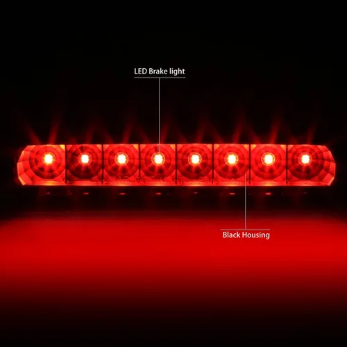 Miniatura 2 de DNA MOTORING 3BL-4RUNNER03-LED-BK Luz de freno LED de tercera cola con carcasa negra [compatible con 03-09 4Runner]