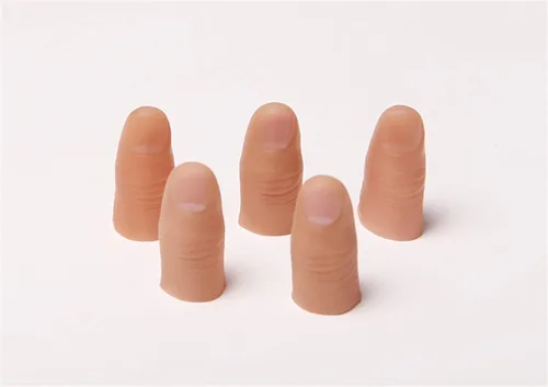 Miniatura 5 de PULABO Magic Thumb Tip Trick Finger Rubber Close Up Vanish Appearing Hanky Trick Prop Cómodo y respetuoso con el medio ambiente