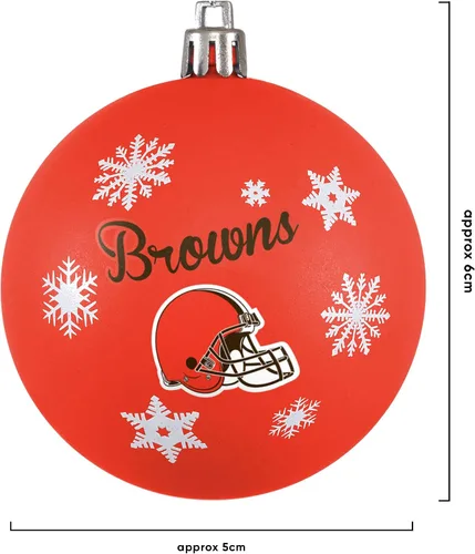 Miniatura 3 de FOCO Dallas Cowboys NFL 5 Pack Shatterproof Ball Ornament Set