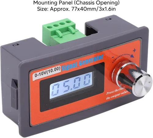 Miniatura 6 de Generador de señal de voltaje ABS DC 0-10V, simulador de señal de voltaje ajustable de alta precisión, simulador de voltaje de múltiples