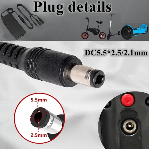 Miniatura 3 de Cargador de scooter eléctrico de 29.4 V 2A, 3 en 1 de repuesto para 25.2 V 25 V de litio Hoverboard E-Bike Scooter gotrax, hiboy, Jetson