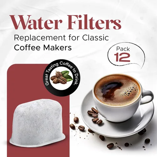 Miniatura 3 de Paquete de 12 cartuchos de filtro de agua compatibles con Keurig, filtros de repuesto de carbón activado para fabricantes Keurig 2.0 y 1.0, mejora