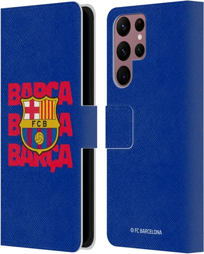 Miniatura 72 de Head Case Designs Funda de piel con licencia oficial del FC Barcelona Barca Crest Graphics para Samsung Galaxy A06 4G