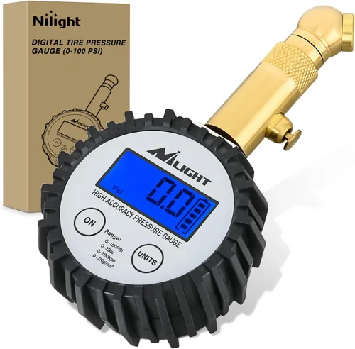 Miniatura 25 de Nilight Inflador de Neumáticos Compresor de Aire Portátil Recargable 12VDC 150PSI Batería Inalámbrica Alimentada por Encendido 2 Veces Más Rápida