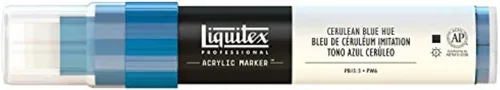 Miniatura 57 de Rotuladores de pintura Liquitex Professional, de punta ancha, Verde fosforescente, 8mm Verde fluorescente