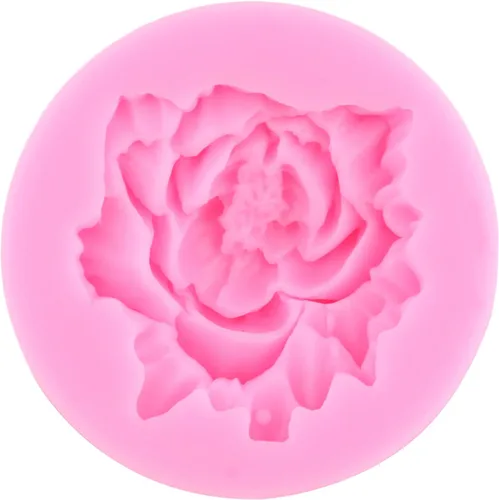 Miniatura 5 de Molde de silicona para fondant de flores de peonía para decoración de tartas de chocolate, caramelo, polimérico, vela, jabón, goma de mascar, juego