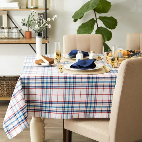 Miniatura 3 de DII Nantucket Kitchen Collection - Camino de mesa, algodón, lavable a máquina, 14x72 pulgadas