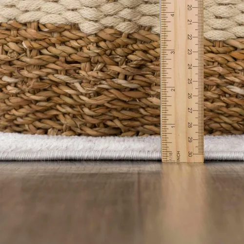 Miniatura 4 de Hauteloom Mesa Oriental - Alfombra bohemia para sala de estar y dormitorio, de 5 pies 2 pulgadas x 7 pies, alfombra bohemia para interiores, diseño
