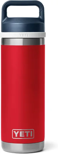 Miniatura 30 de YETI Rambler Botella de 18 oz, aislada al vacío, de acero inoxidable con tapa Chug, negro