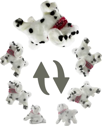 Miniatura 2 de Mi pequeño cachorro de Haktoys, da la vuelta, camina, se sienta, ladra, hace volteretas. Perro de juguete dálmata