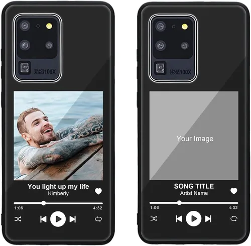Miniatura 44 de Funda de teléfono personalizada para Samsung Galaxy S22+ / S22 Plus 5G, funda de TPU suave de vidrio templado antiarañazos personalizada con foto