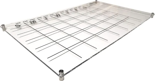 Miniatura 3 de Calendario acrílico de borrado en seco - 10 x 16.25 pulgadas