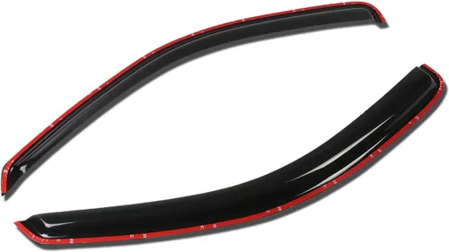 Miniatura 18 de Dodge Grand Caravan / Chrysler Town & Country protector deflector de lluvia, parasol para pegar en el vidrio, 2 unidades.