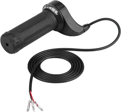 Miniatura 7 de Zerone Acelerador eléctrico, acelerador de motocicleta de 0.886 in/0.88 pulgadas, agarre de acelerador de velocidad con 3 cables para la mayoría