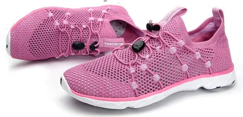Miniatura 8 de MOERDENG - Zapatos de agua de secado rápido para mujer, ligeros, para deportes al aire libre, playa, piscina, ejercicio