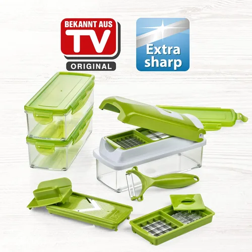 Miniatura 2 de Genius Nicer Dicer Smart 13 piezas Cortador de verduras Cortador de cebolla Cortador de frutas Nuevo