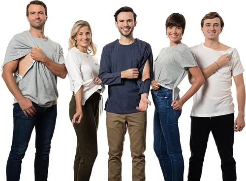 Miniatura 6 de MAI Camisas postquirúrgicas de hombro Ropa de quimioterapia Camisa de manga corta para mujer