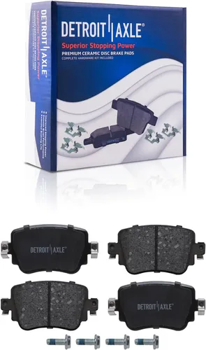 Miniatura 12 de Detroit Axle - Pastillas de Freno Delantero para Nissan Altima Maxima Sentra 350Z Cube Juke Versa INFINITI G20 G35 I30 I35 Suzuki SX4, Pastillas
