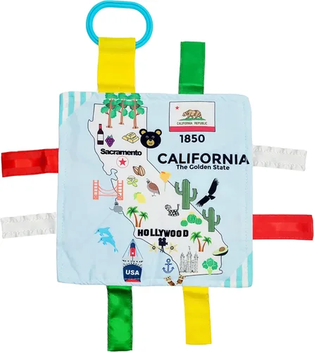 Miniatura 31 de Baby Jack & Co - Cochecito de juguete para bebés de 8 x 8 pulgadas, juguete para bebés, juguetes arrugados para desarrollar cinco sentidos, aprende