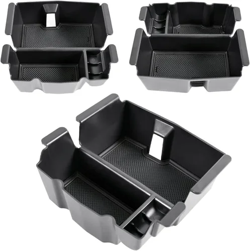 Miniatura 7 de Organizador de Consola Central Compatible con Jeep Wrangler JL y JLU 2018 2019-2024 2025 2026 Accesorios, Gladiator JT Truck 2020 2021 2022