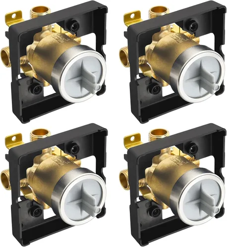 Miniatura 11 de RJDIBAN Válvula de ducha para Delta R10000-UNBX, conexión de 4 puertos de 1/2 pulgada, 1 paquete, kit de válvula R10000 compatible con Delta