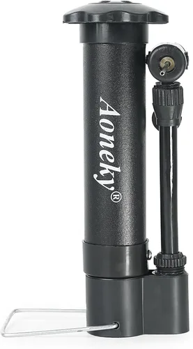 Aoneky Mini bomba de mano para pelotas deportivas, bomba de aire portátil con aguja para inflación de baloncesto, fútbol, voleibol